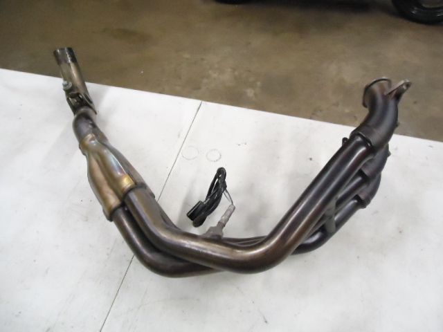 2003 Triumph Sprint ST 955i Headers w Oxygen Sensor Front Exhaust Pipes w Clamps