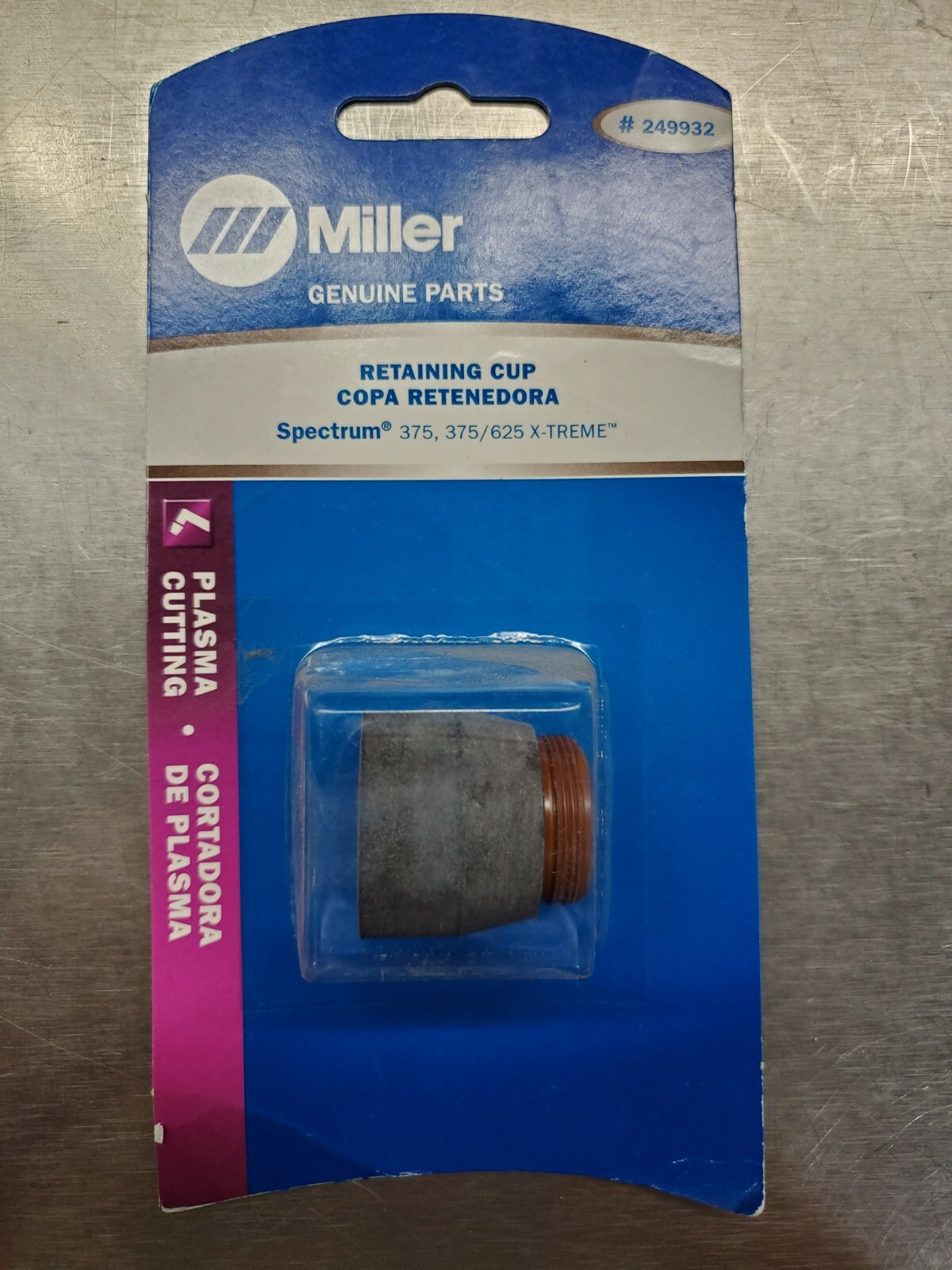 Miller 249932 Retaining Cup for XT30 and XT40 Plasma Torch, Qty.1