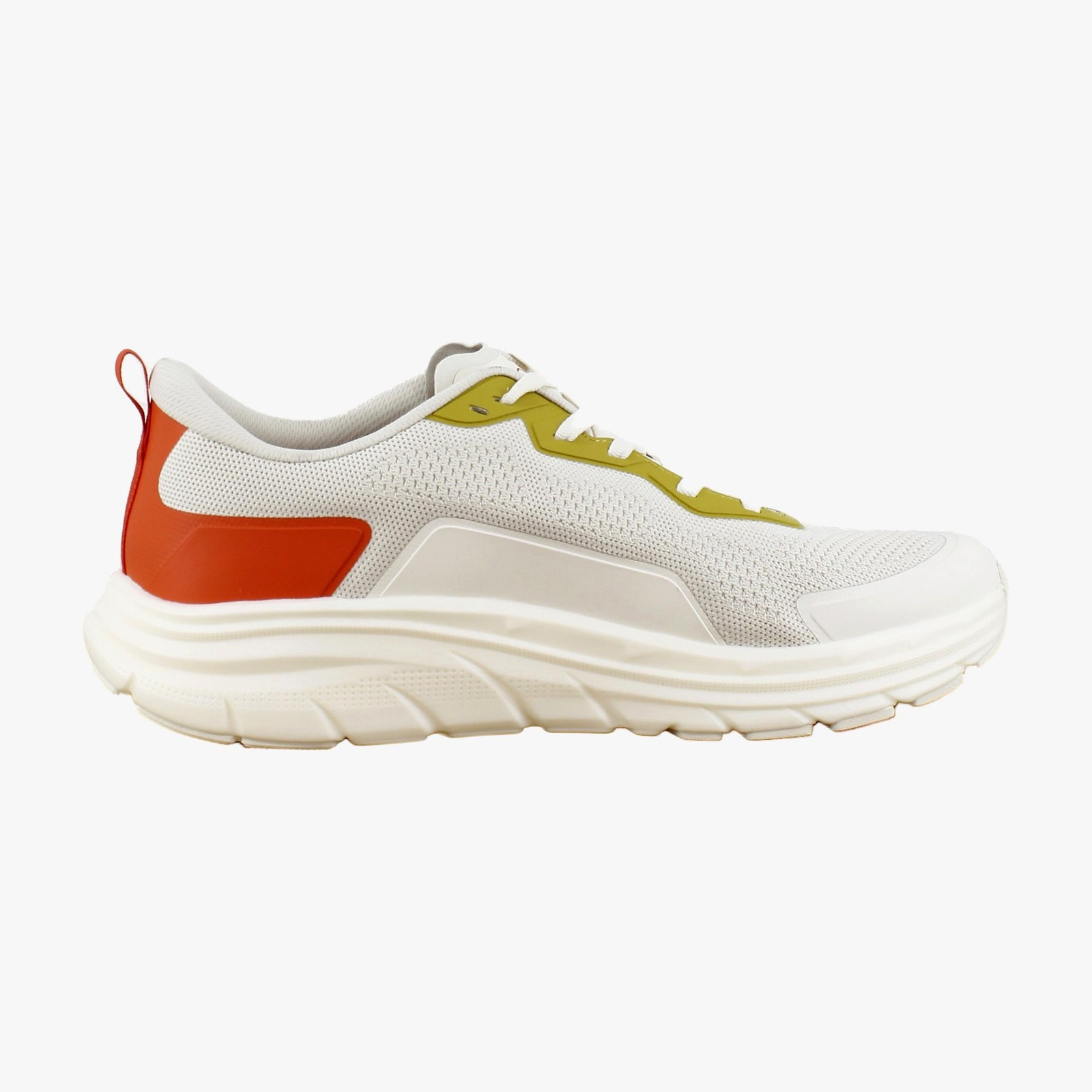 Vionic Mens Walk Max Mens Athletic Cream/Tangerine Tango