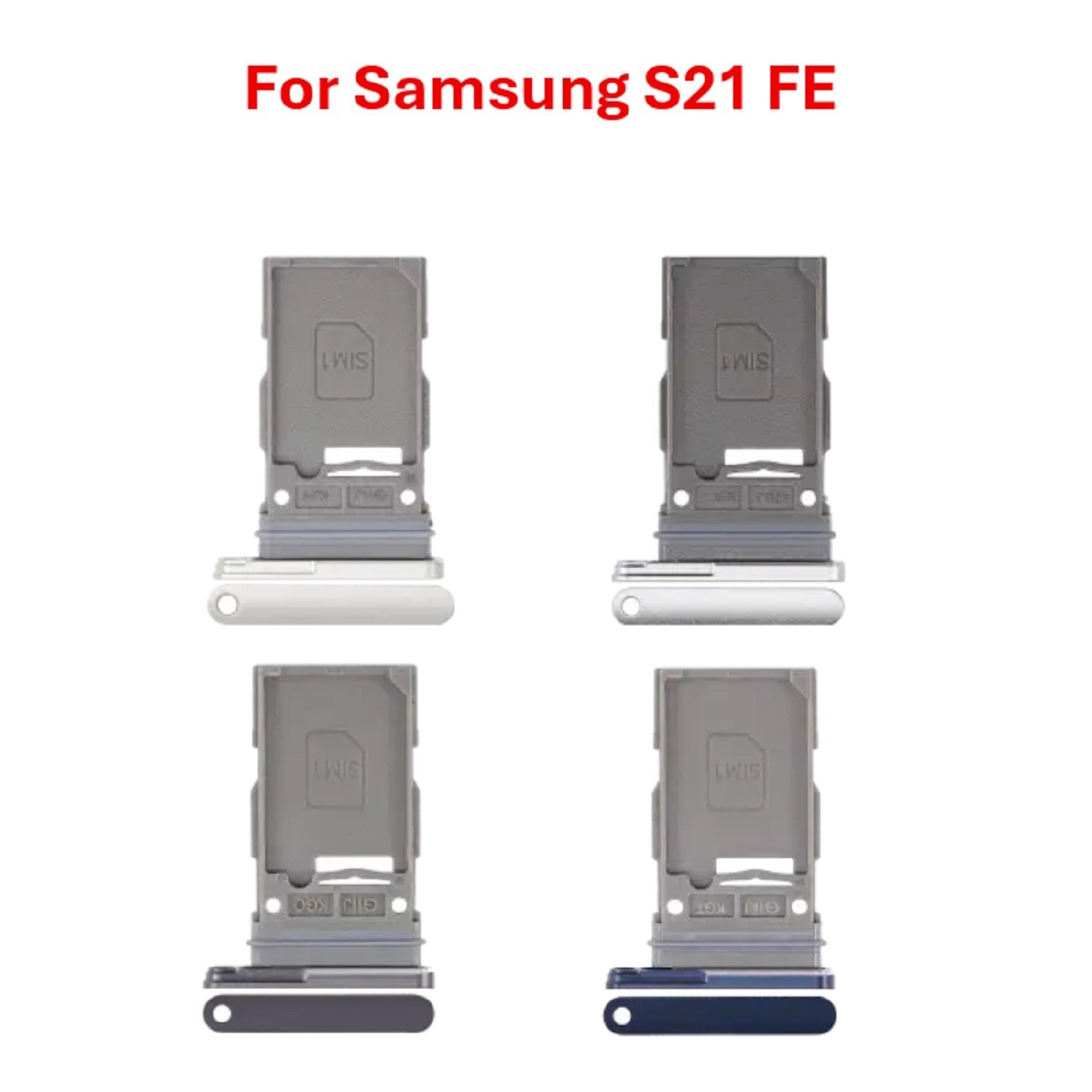 Single Sim Card Holder Tray OEM For Samsung Galaxy S21 FE 5G