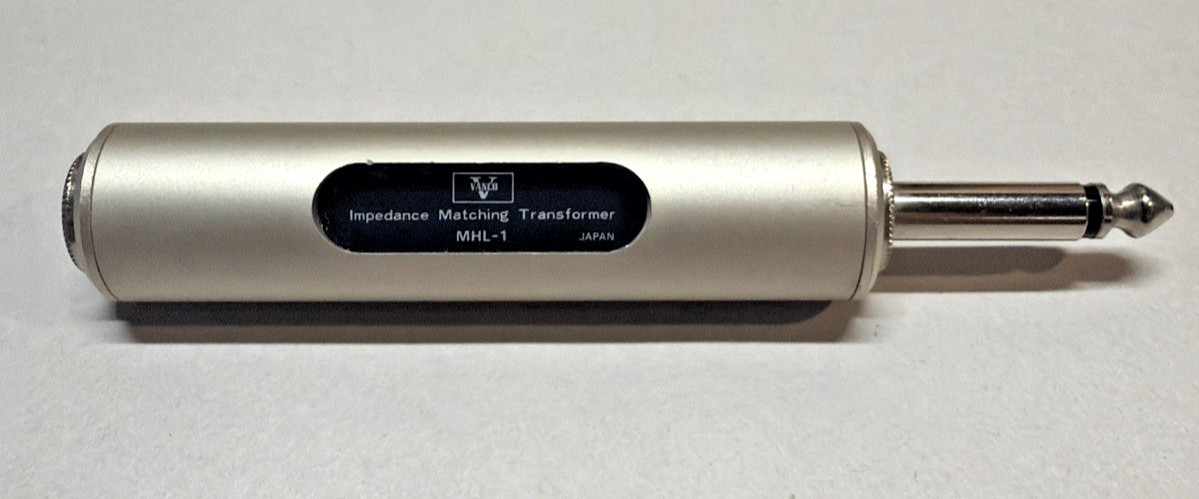 Vintage VANCO MHL-1 IMPEDANCE MATCHING LINE Transformer Microphone 1/4"
