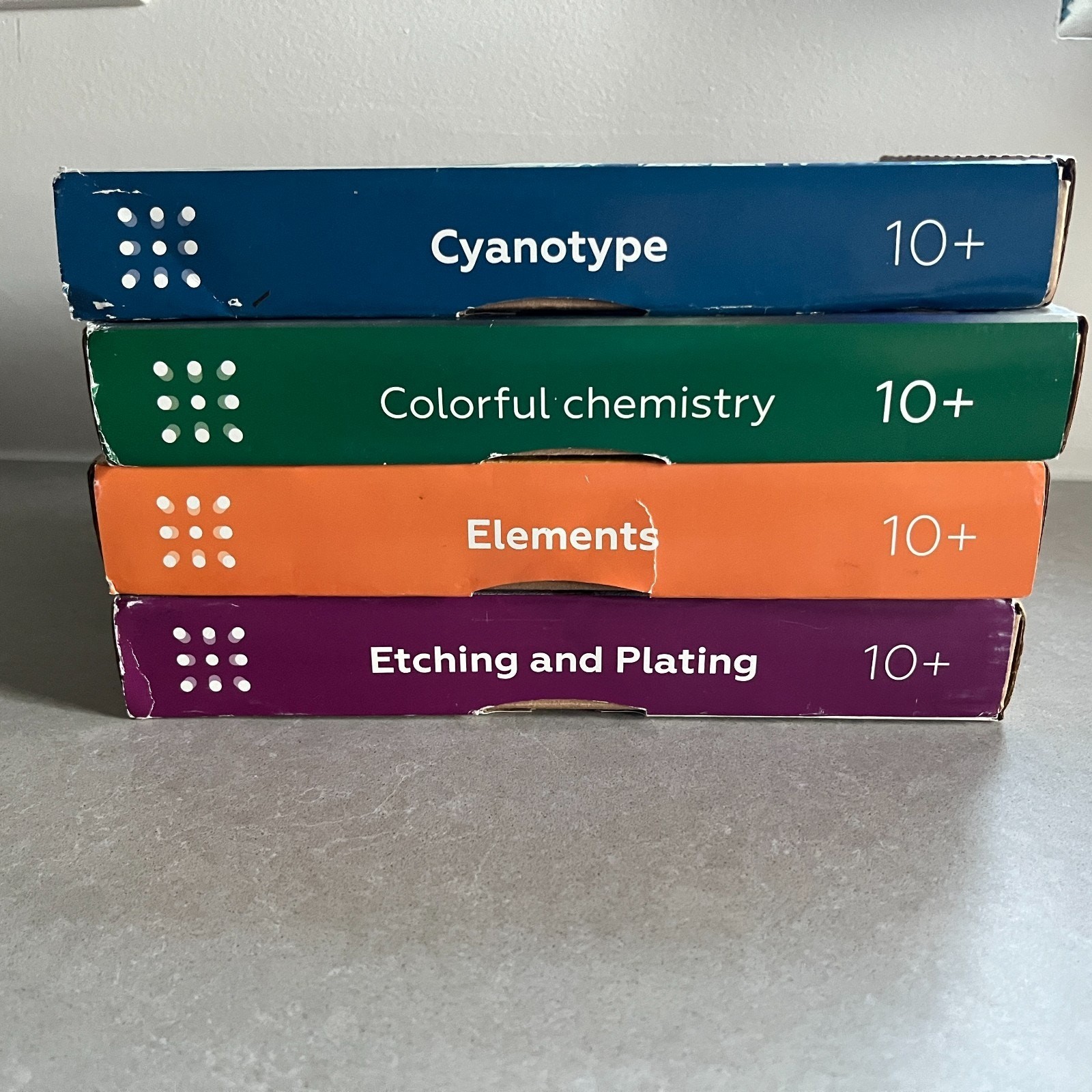 Mel Science Chemistry Homeschool 4 Kits Cyanotype Elements Etching Ages 10+ NEW