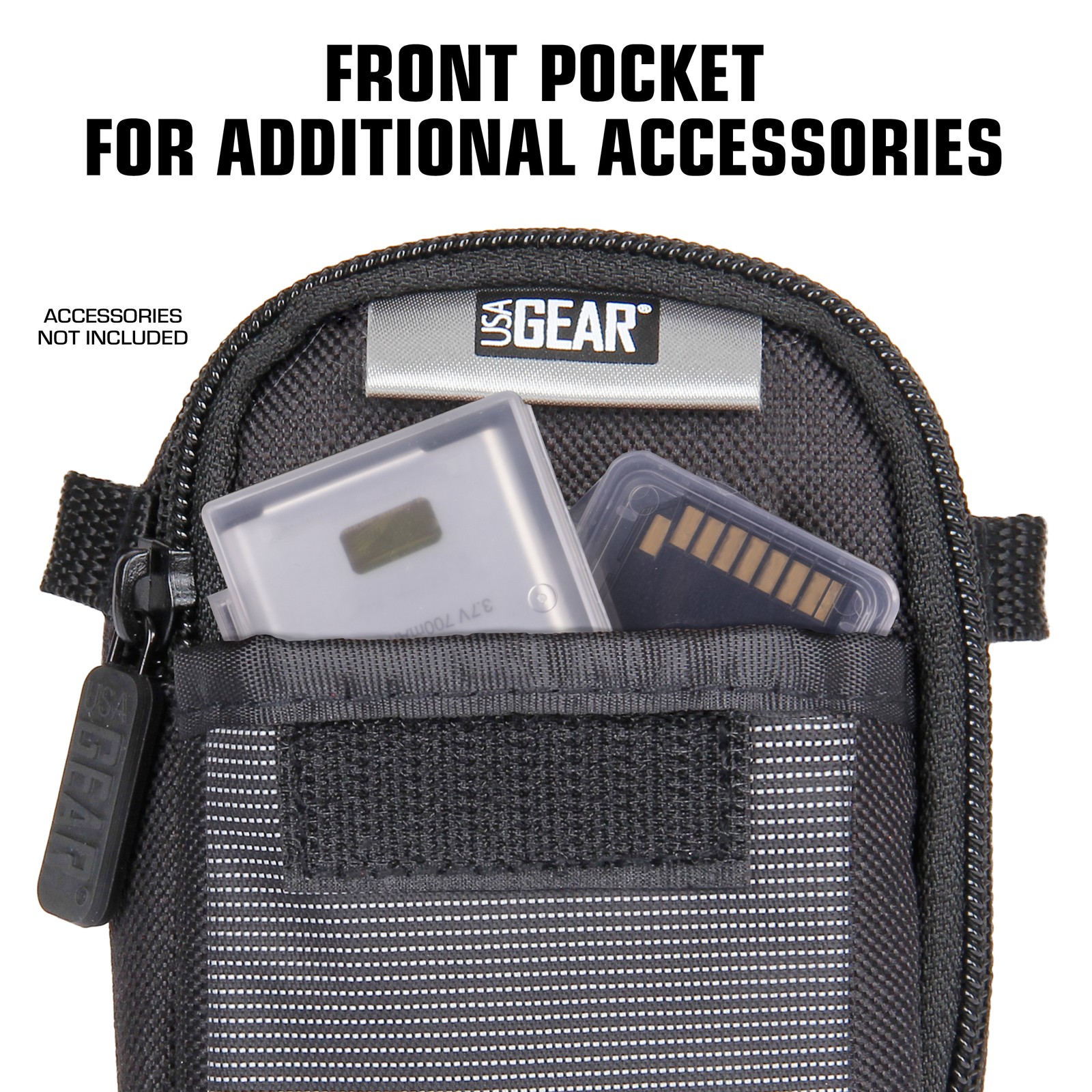 Camera Bag with Accessory Pocket , Shoulder Strap & Belt Loop