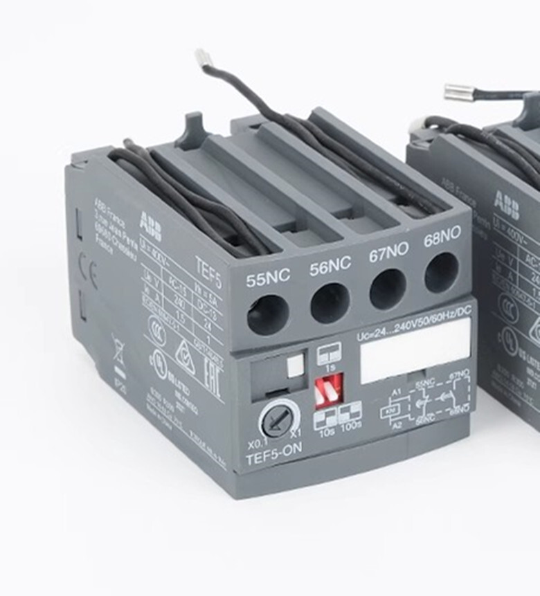 ABB Electrifying Delay Head TEF5-ON Contactor Timer Module Time Delay Relay