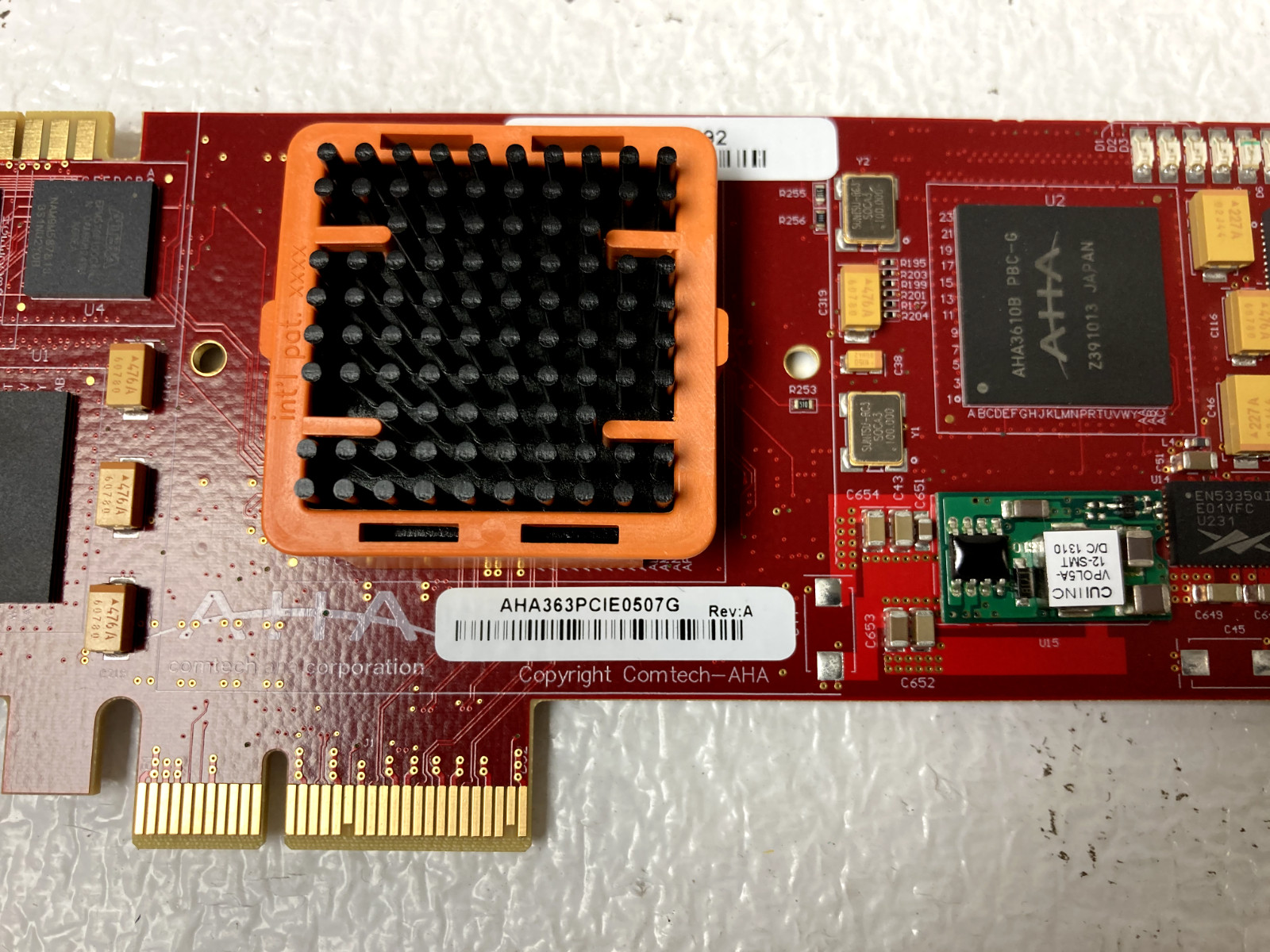 AHA GZIP P/N AHA363PCIE0507G 5Gbits/sec Compression/Decompression Accelerator