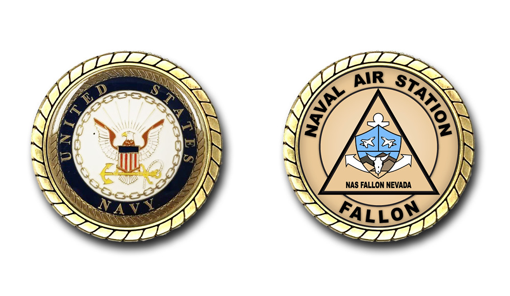 Naval Air Station NAS Fallon Challenge Coin US Navy Officially Licensed