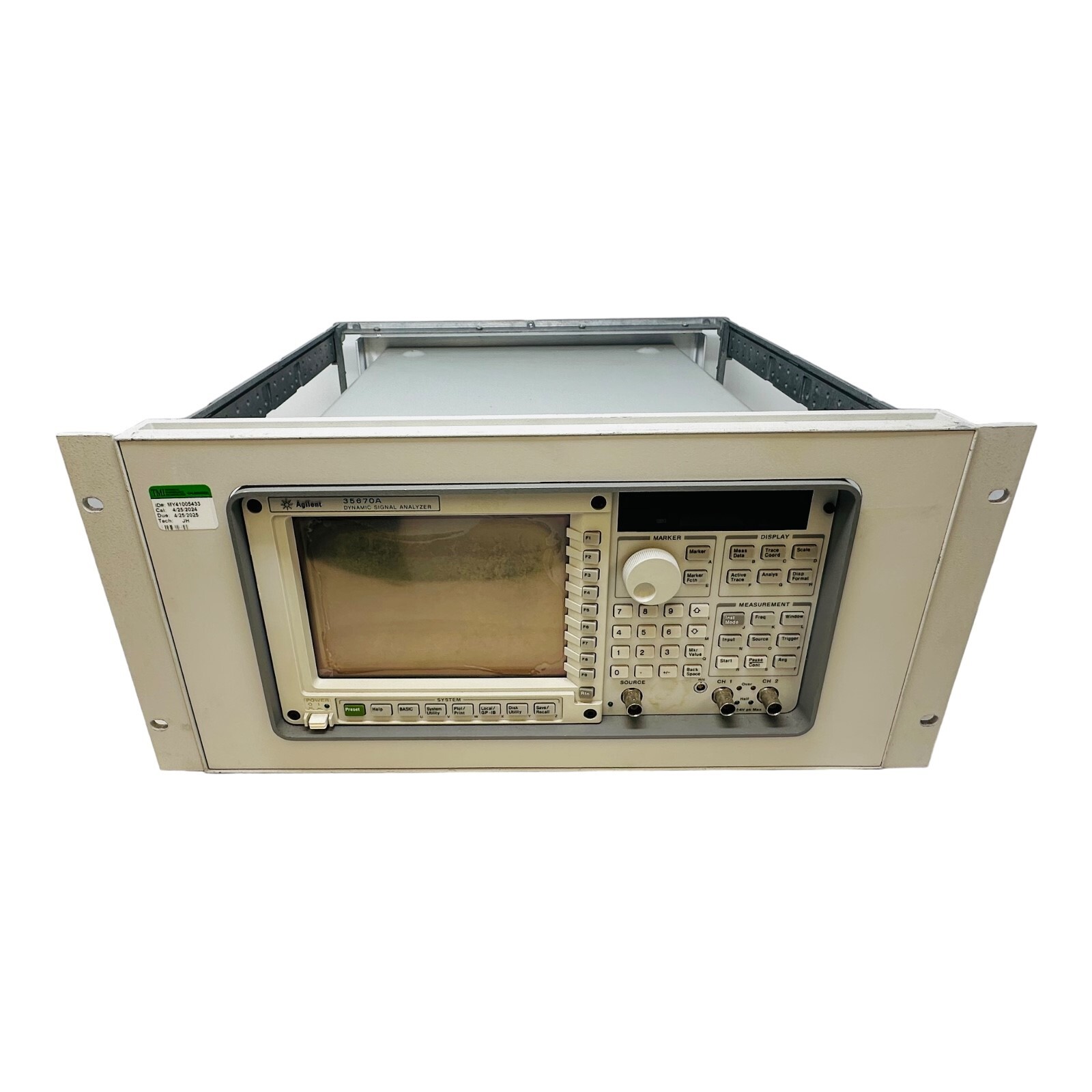 AGILENT 35670A DYNAMIC SIGNAL ANALYZER w/OPT 1D2 1D3 UFC ***CALIBRATED***