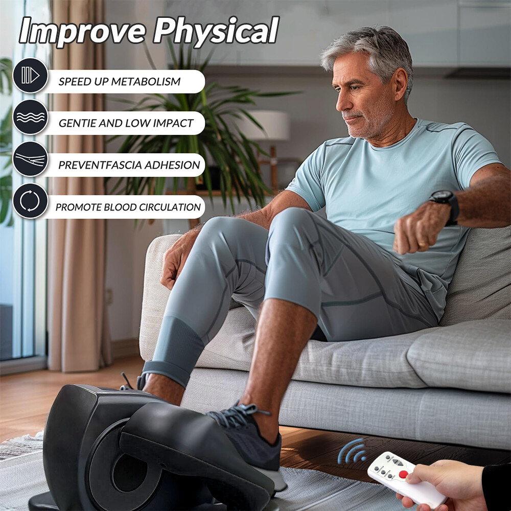 Ellipse Leg Exercise While Sitting Pedal Exerciser Under Desk Elliptical Machine
