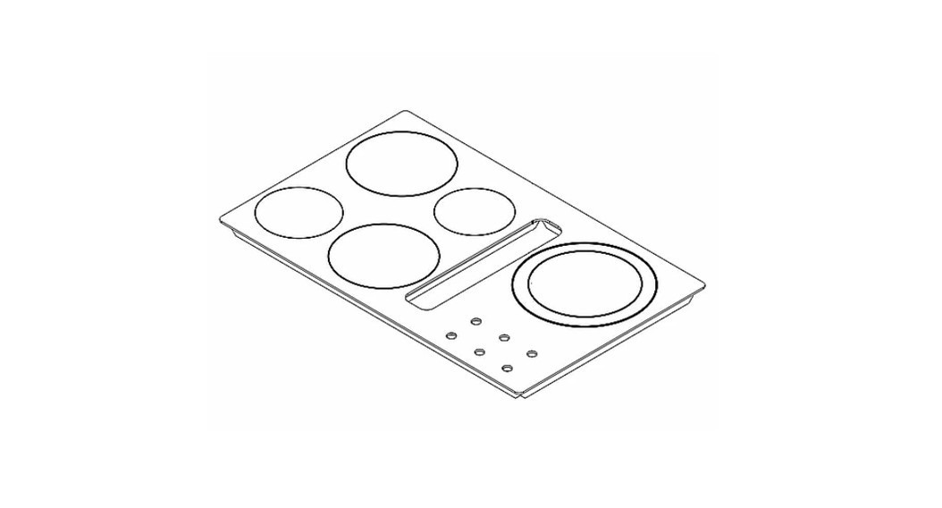 Whirlpool W11051487 Cooktop