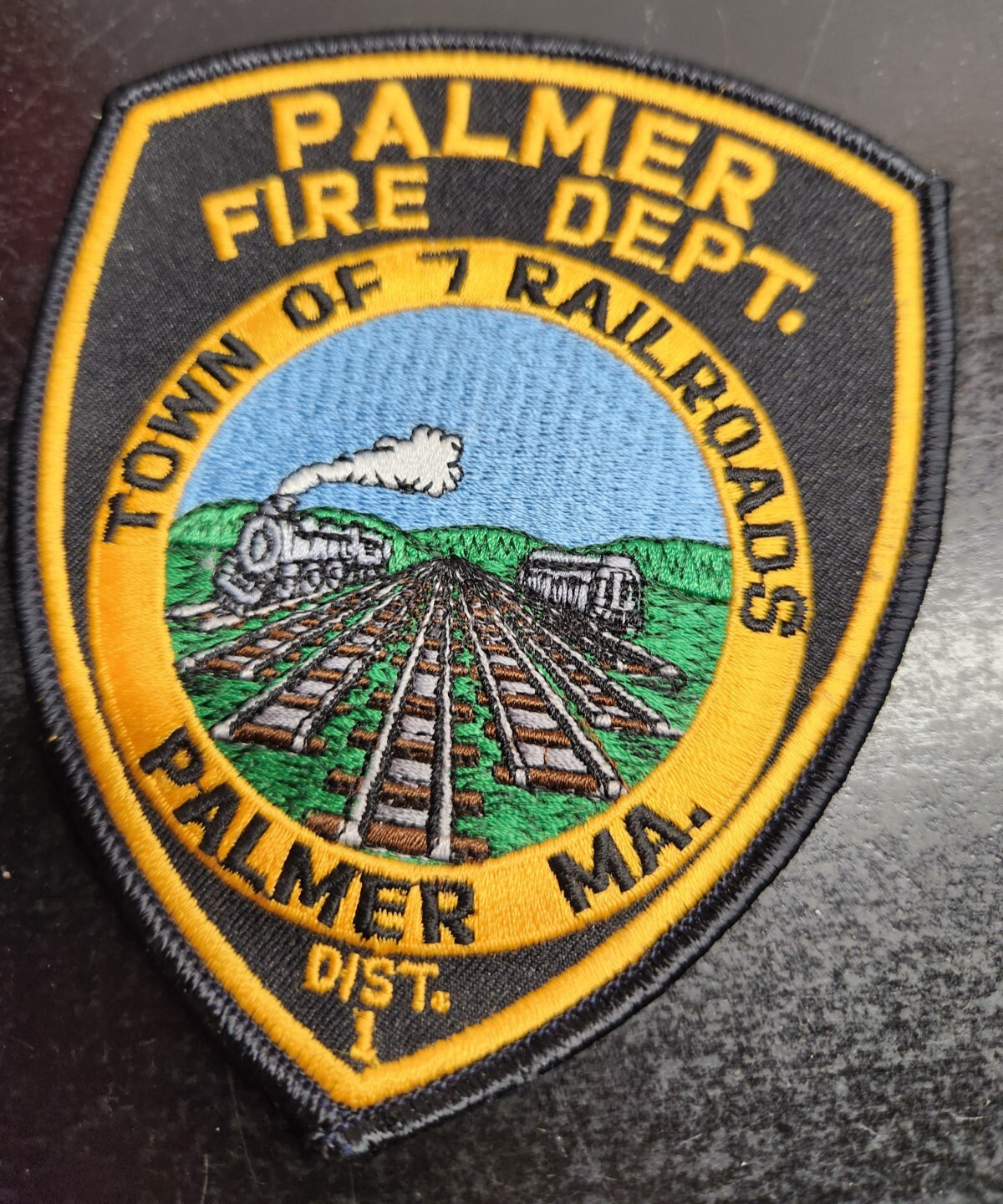 Vintage Palmer Massachusetts Fire Department Shoulder Patch