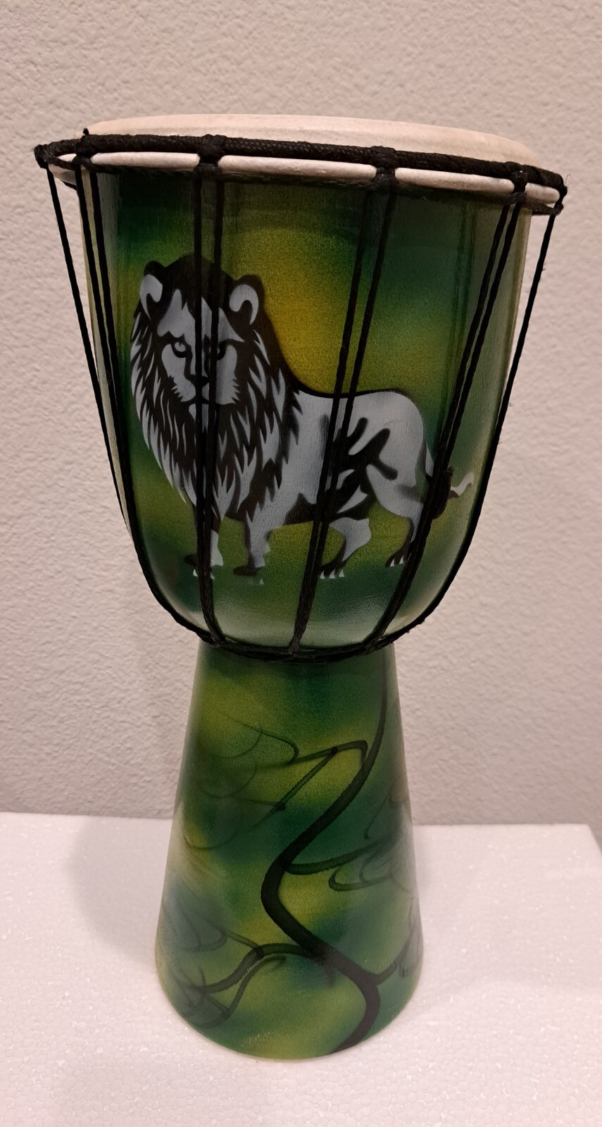 African Djembe Hand Painted Drum
