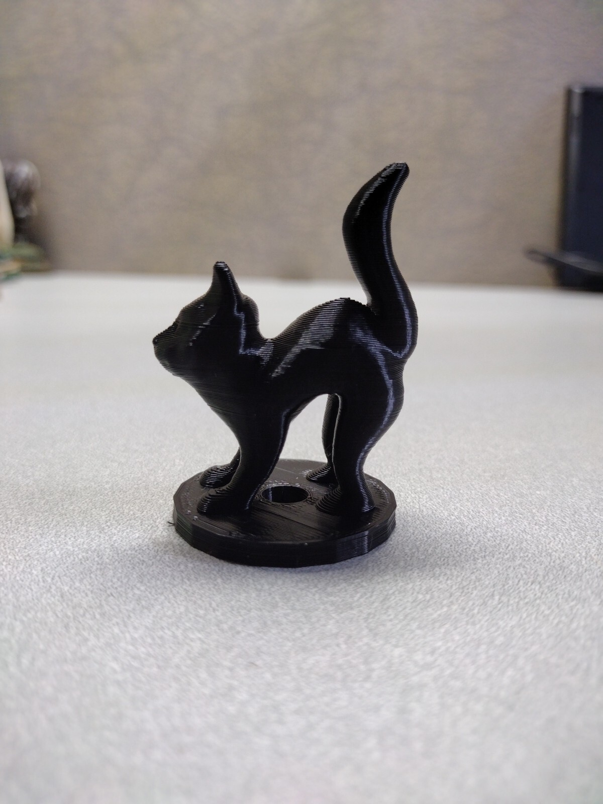 45 RPM 7" RECORD ADAPTER INSERT- NEW Black Cat