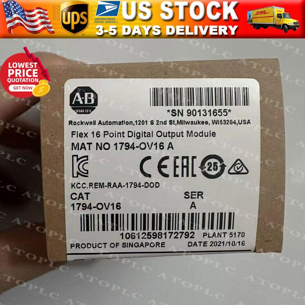 New Sealed 1794-OV16  Flex 16 Point Digital Output Module 1794OV16 US Free Tax