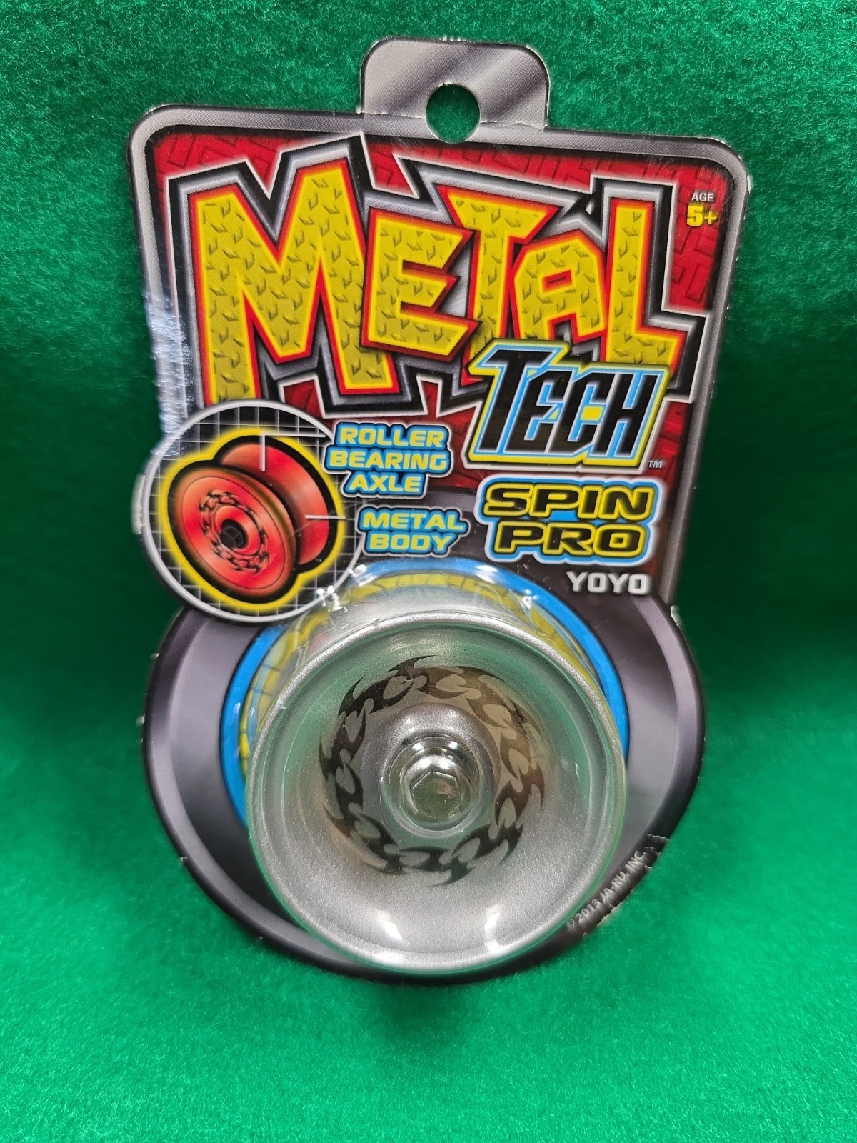 Metal Tech Spin Pro Yo-Yo With Roller Bearing Axle. New! Great For Tricks. 2013