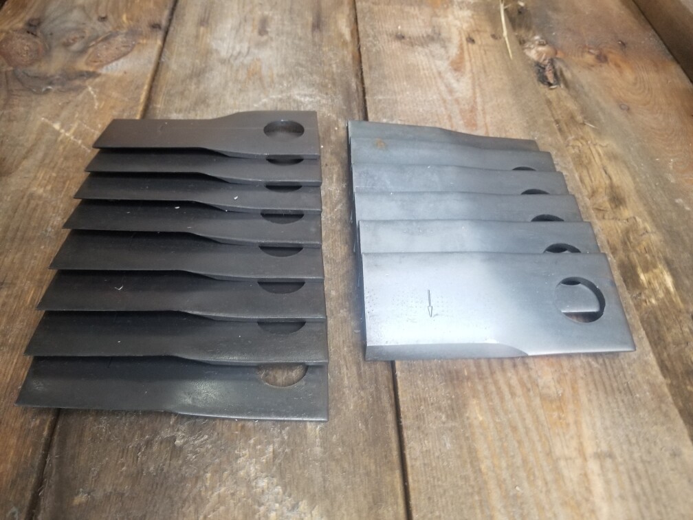 5409 NEW IDEA DISC MOWER BLADE KIT - 20 PACK OEM PART # 527746 & 527747