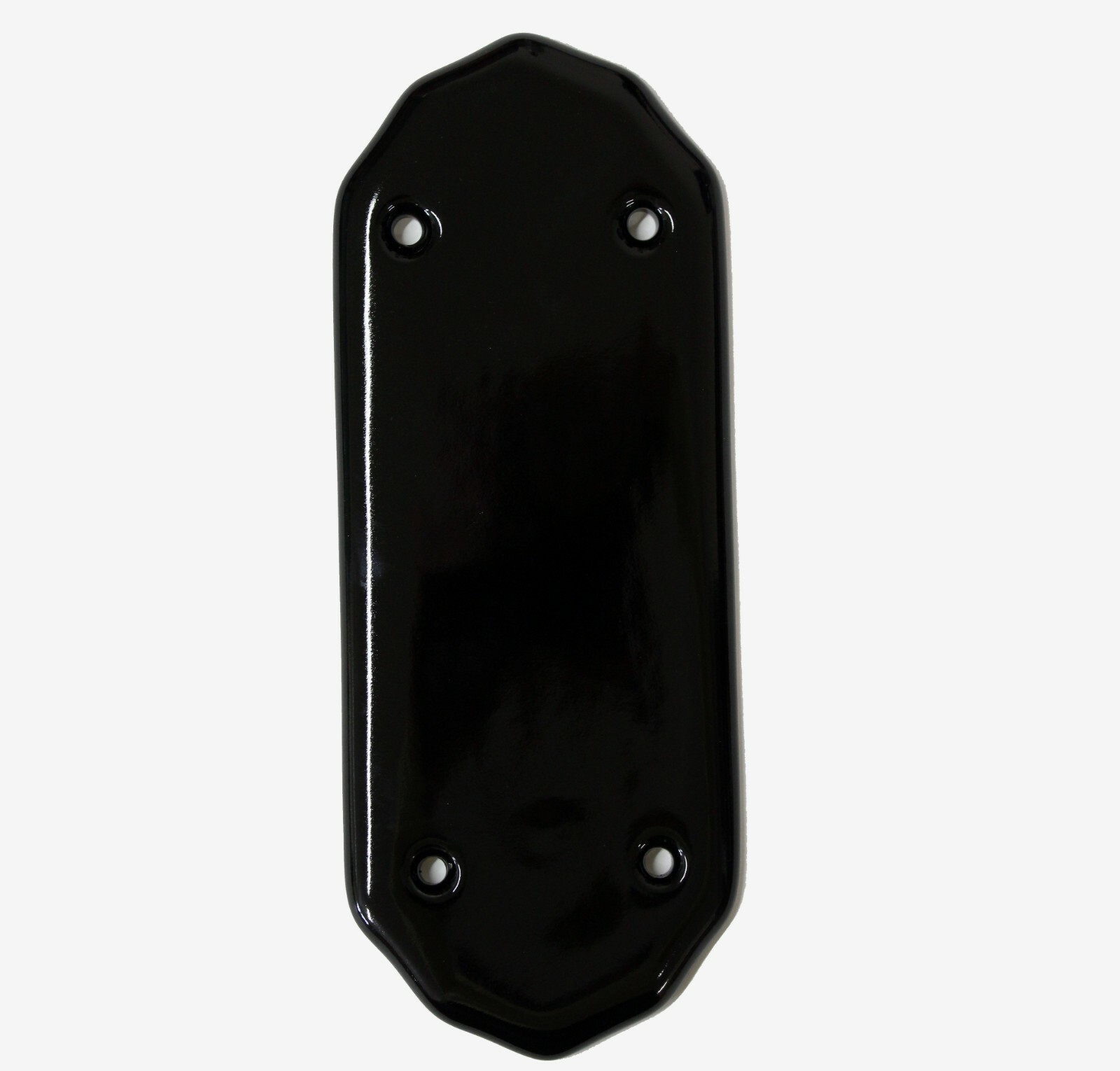 1 x Black Ceramic Door Finger Push Plate