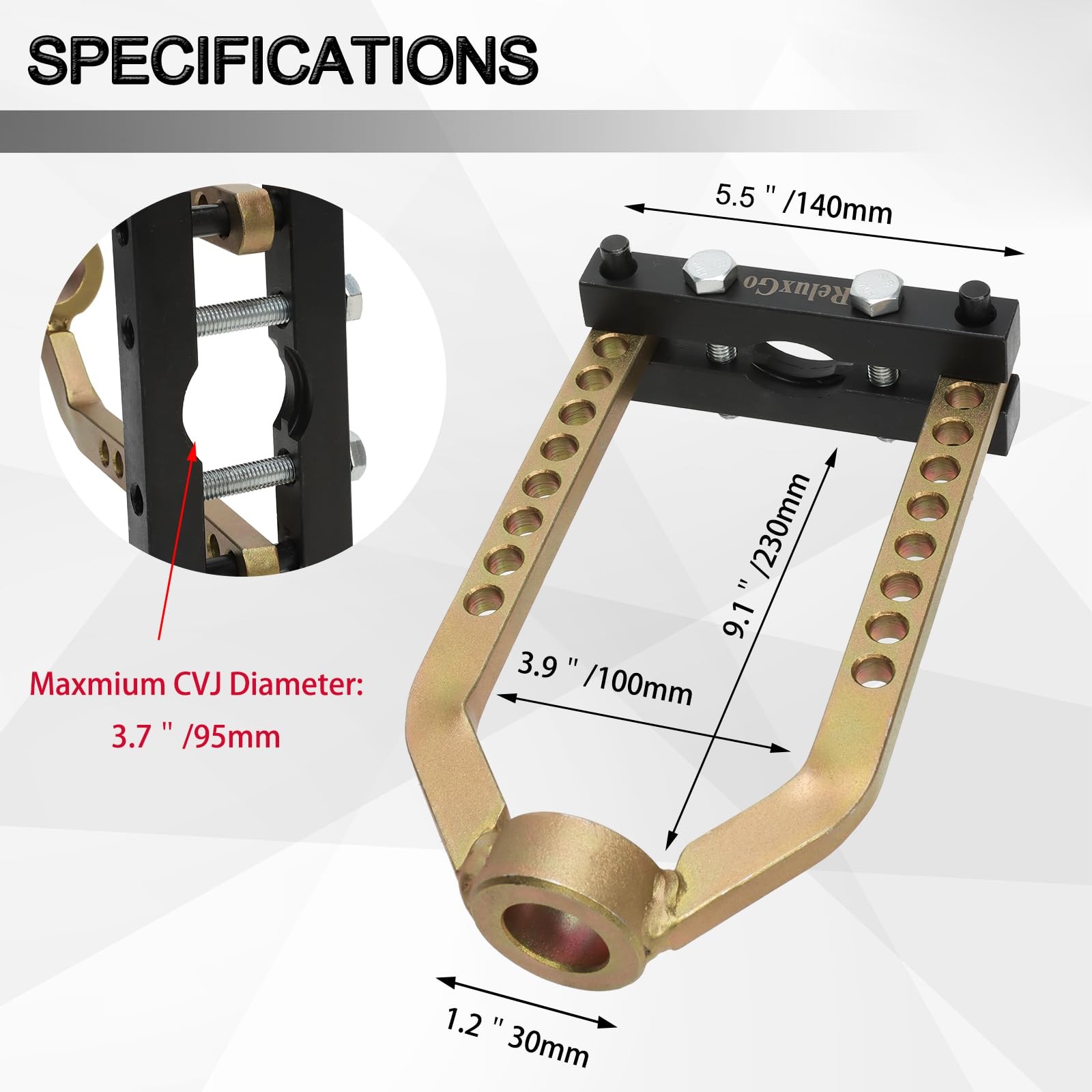 ReluxGo CV Joint Puller Propshaft Separator Tool Universal CV Axle Removal Tool