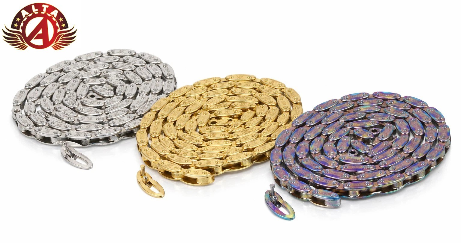 ALTA 1/2” x 1/8” 1 Speed Olive Bicycle Chain – 100 Link BMX/Freestyle/Cruisers.