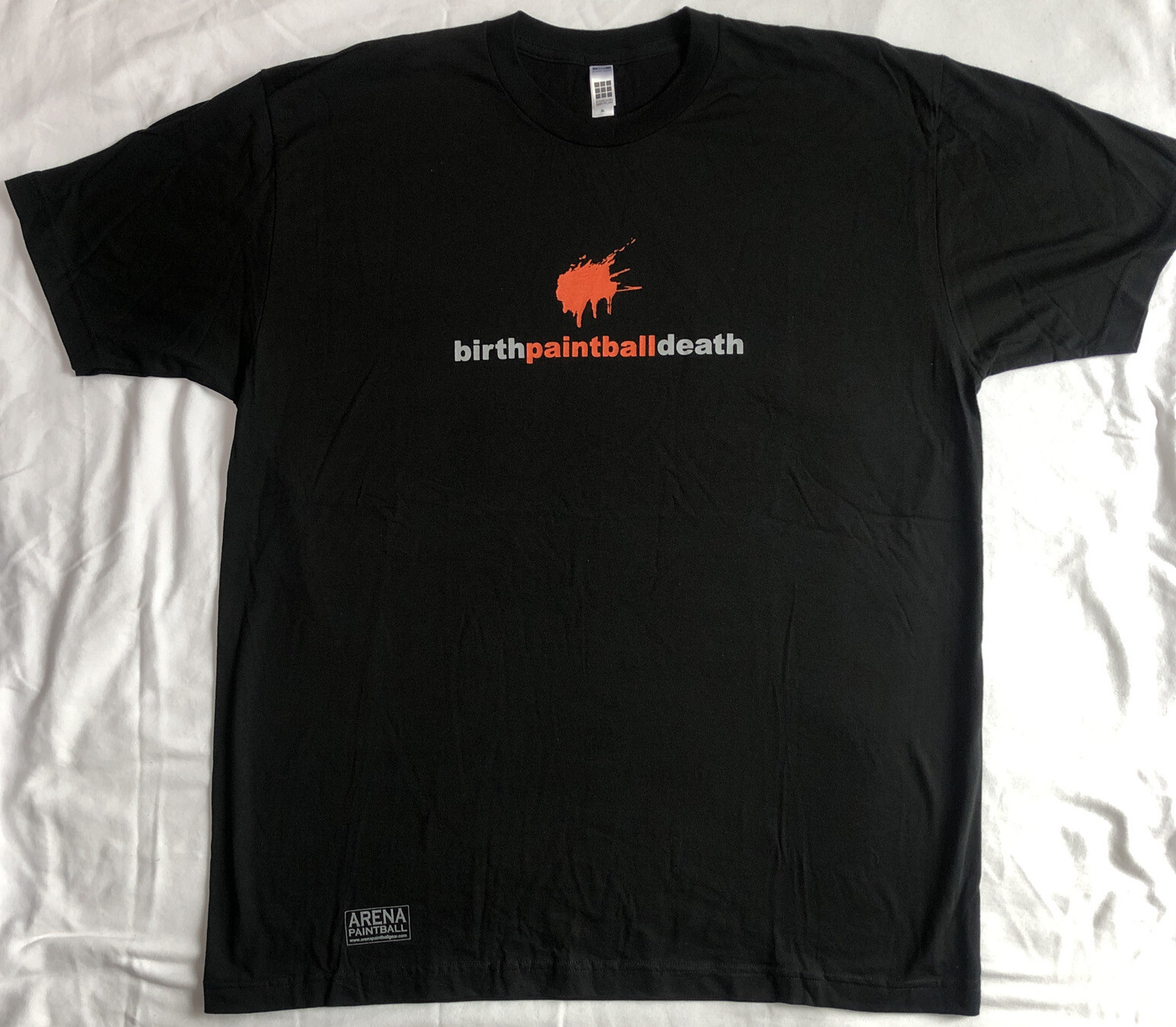 Vintage Paintball T shirt “birthpaintballdeath” XL