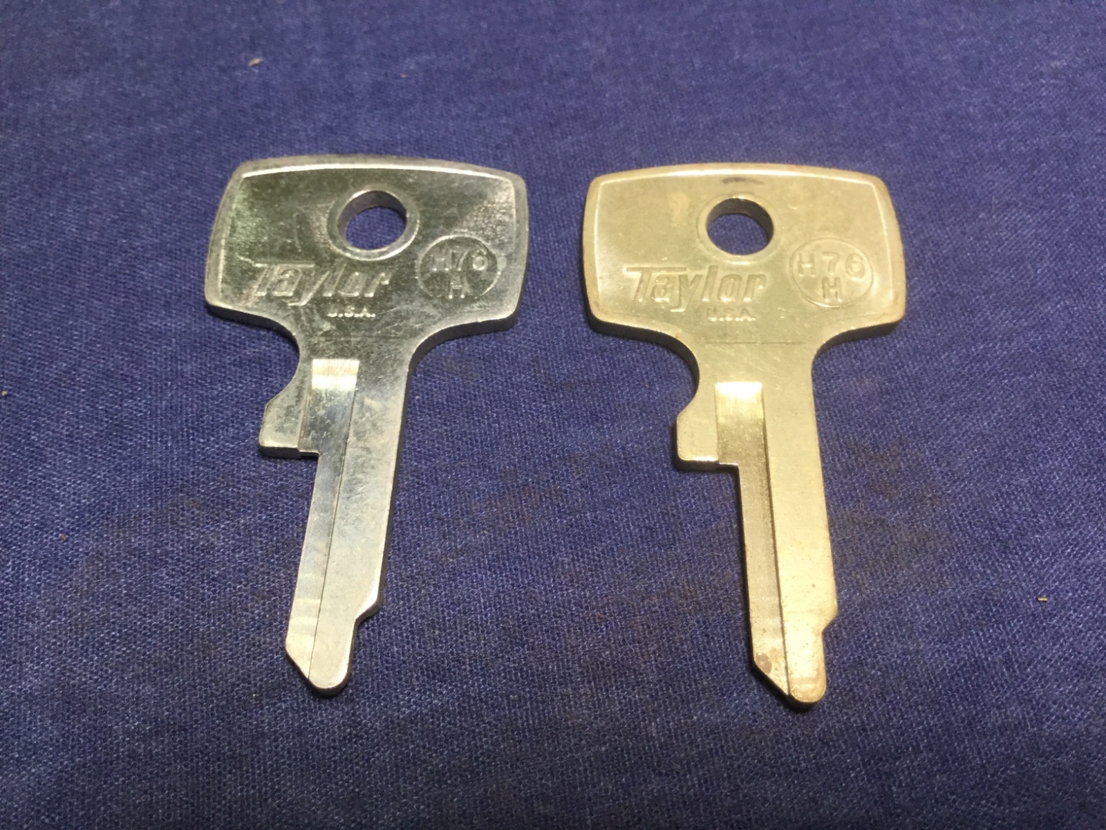 Taylor H76H Key Blanks for Vintage Honda Motorcycle, Set of 2 - Locksmith