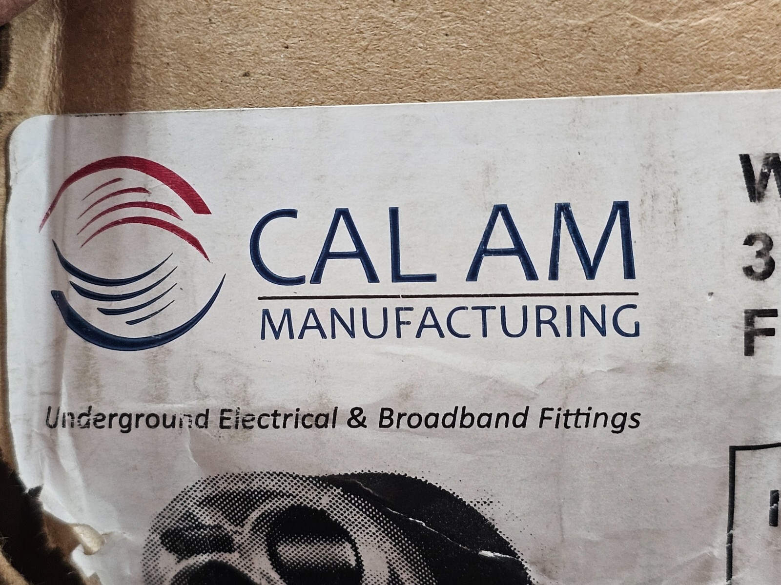 CAL AM MANUFACTURING 64882 4" TRIPLEX PLUG FOR INNERDUCTS