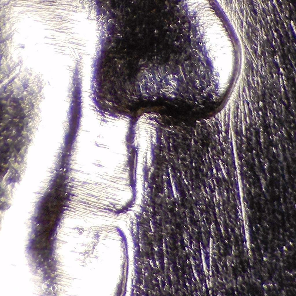 1958 FS-402 Obv Die Clash Franklin Half Dollar BU Uncirculated Obverse SKU-4036