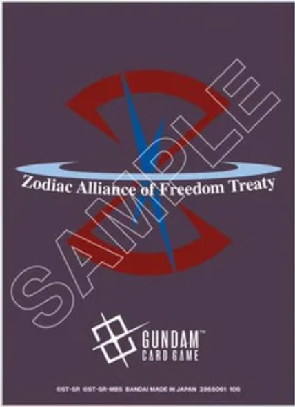 ZAFT Official Sleeves - 10 Count Resource - Gundam TCG Card Game