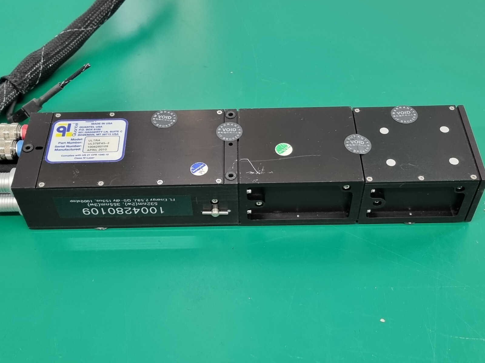 QUANTEL BIG SKY Laser Head 17008300-378 Rev14