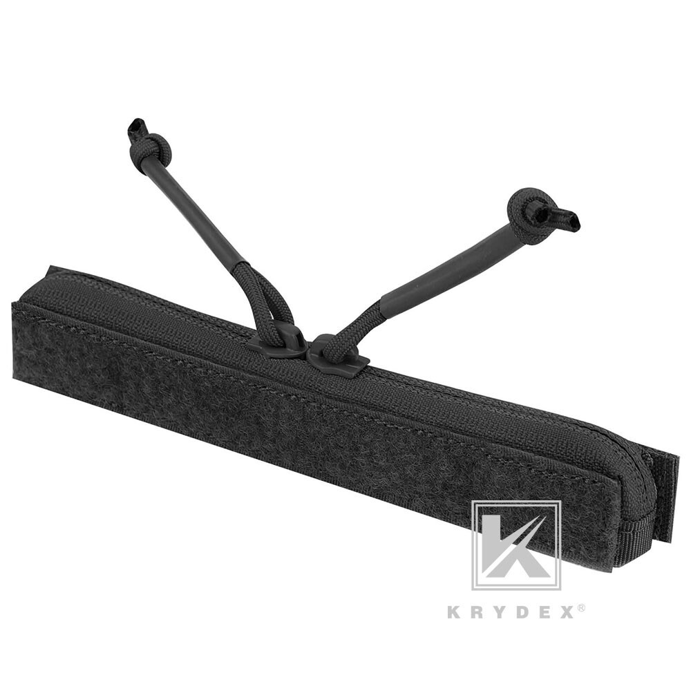 KRYDEX Tactical Pocket Full Zipper Cover for FCPC V5 JPC2.0 Plate Carrier Black