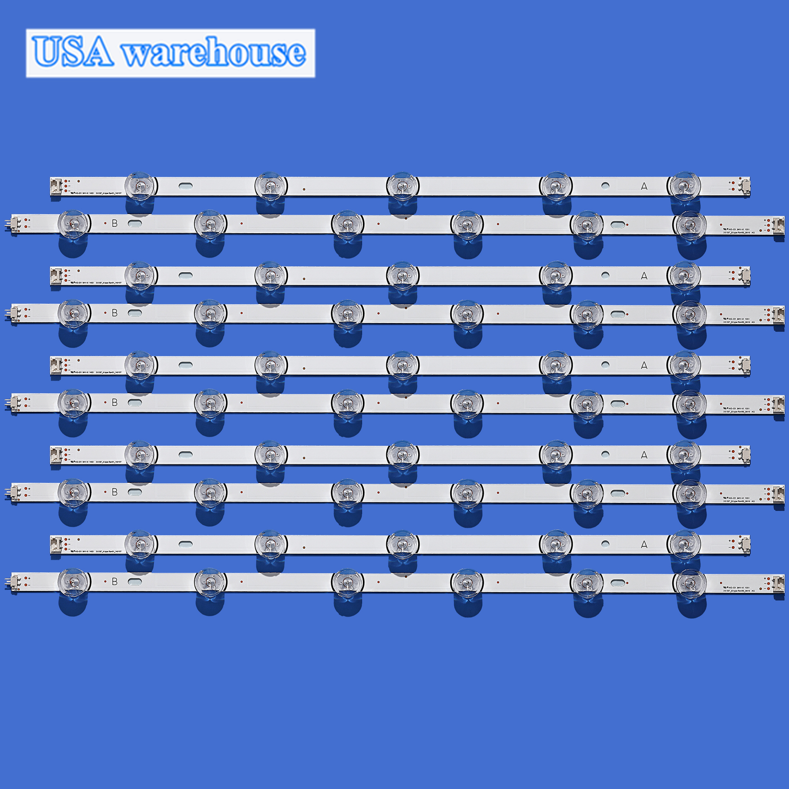 10pcs LED strips For LG Innotek DRT 3.0 55"_ A/B type 55LF5950 55LB5700