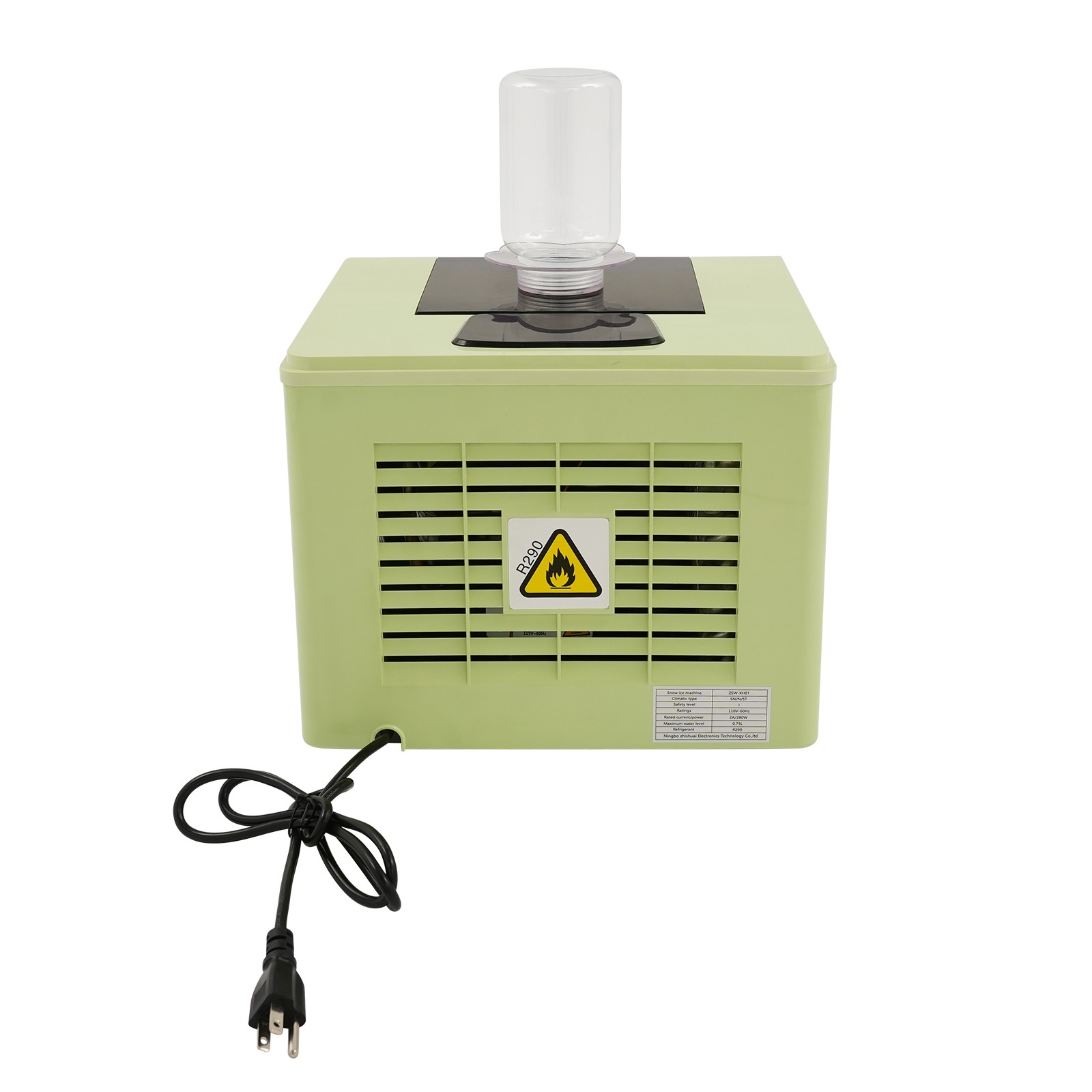 0.8qt Snowflake Ice Maker Machine Shaved Ice Machine Automatic Ice Crusher 280W