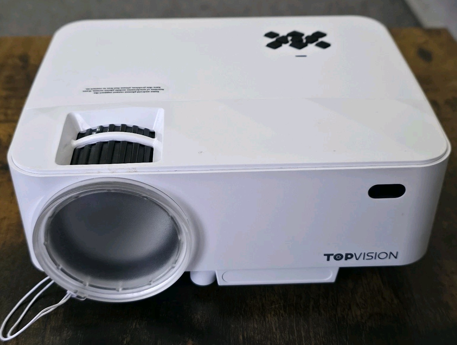 TOPVISION T21 LED Projector, 1080P Supported Portable Movie Projector.