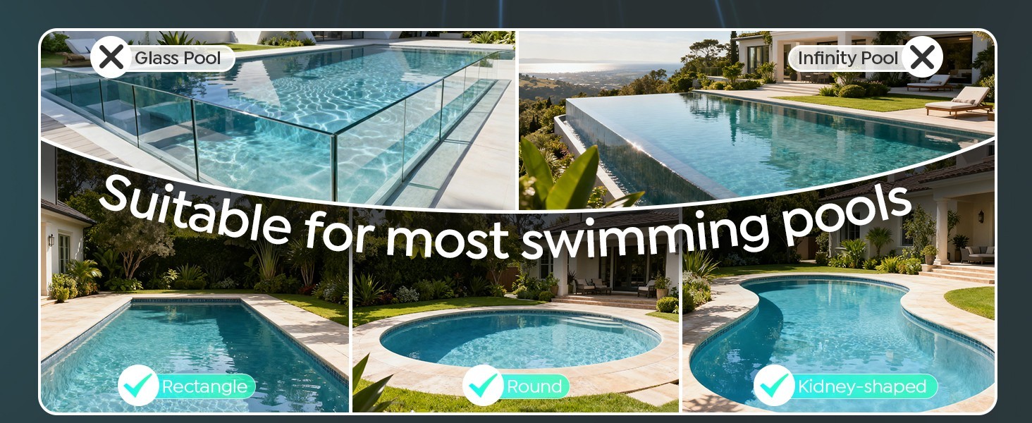 PIECO SK01 Solar Powered Auto Pool Skimmer Robotic Floating Surface Cleaner APP