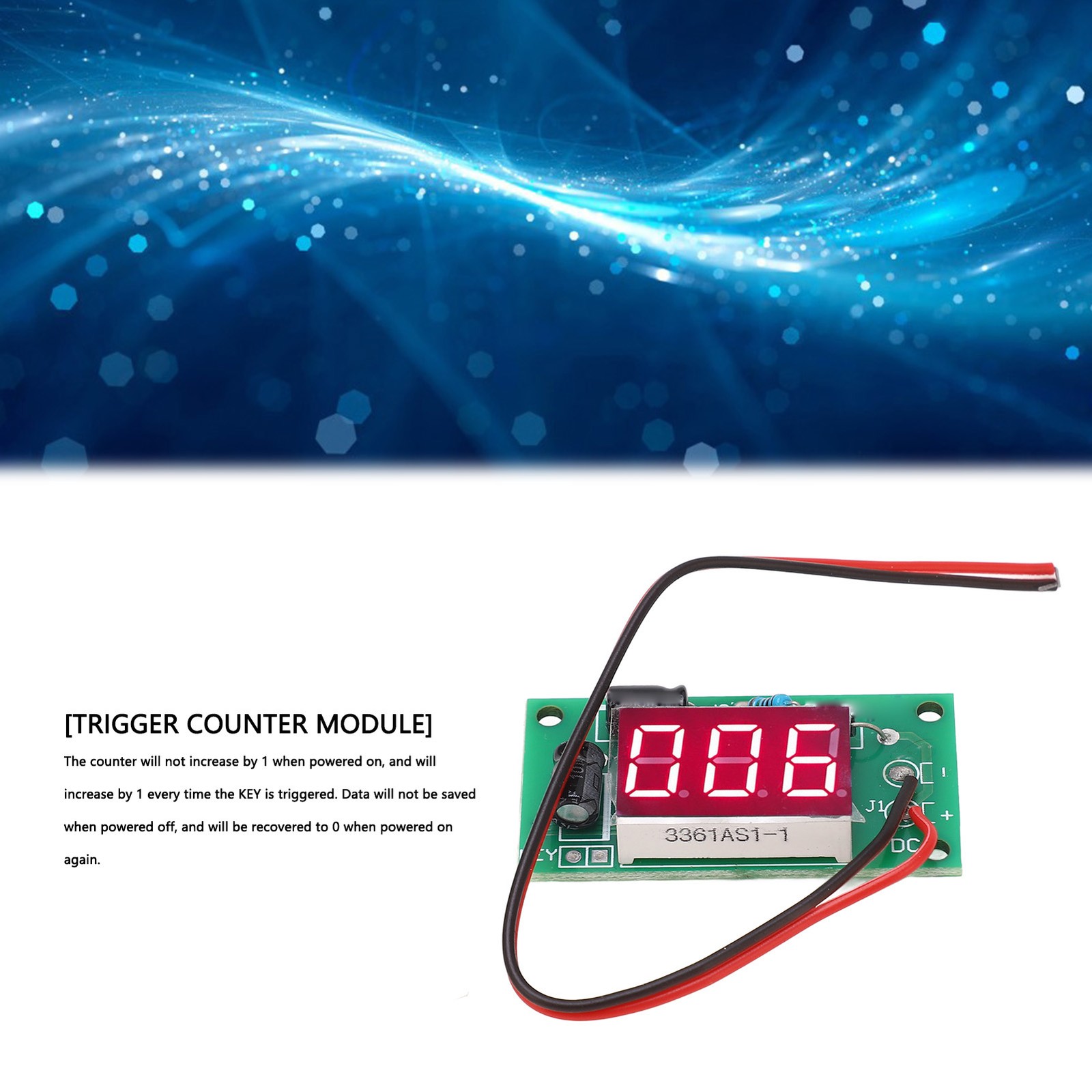 3-Bit Trigger Counter Module Memory Function For Machine (4-7V)