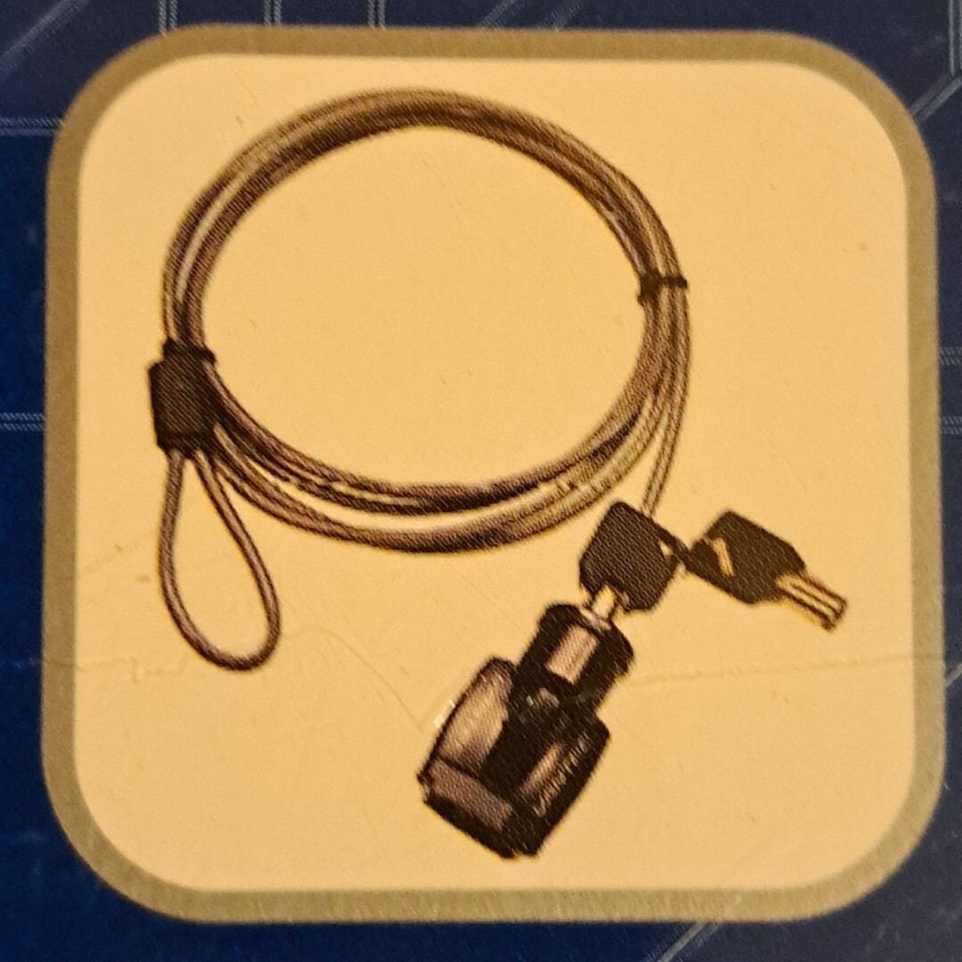 PC & Notebook Laptop Computer Security Key Keyed Cable Lock NBL-S400 Vantec
