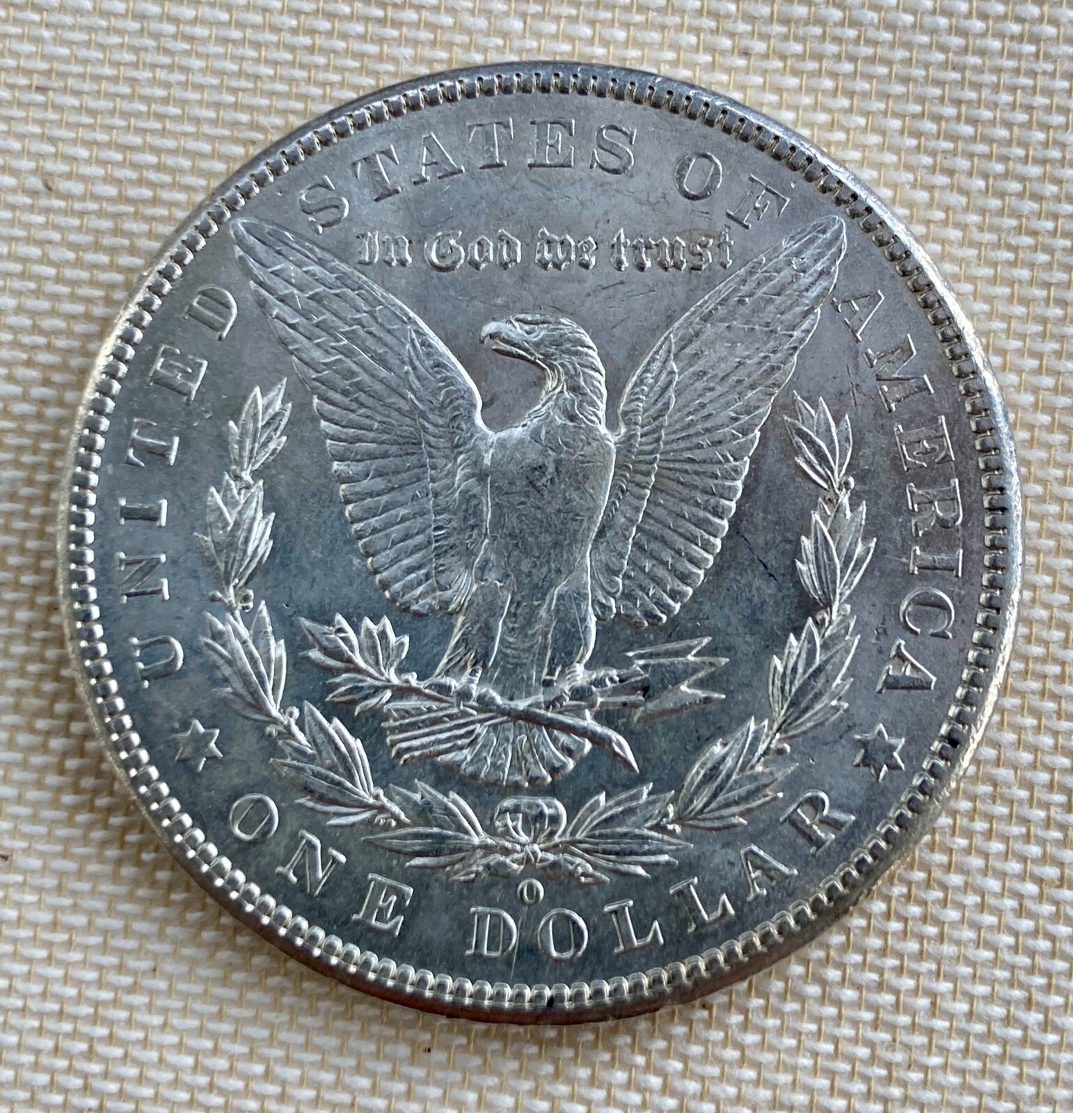 Very Good BU 1902 O Morgan Dollar - Mostly Clear Face & Fields / Great Luster