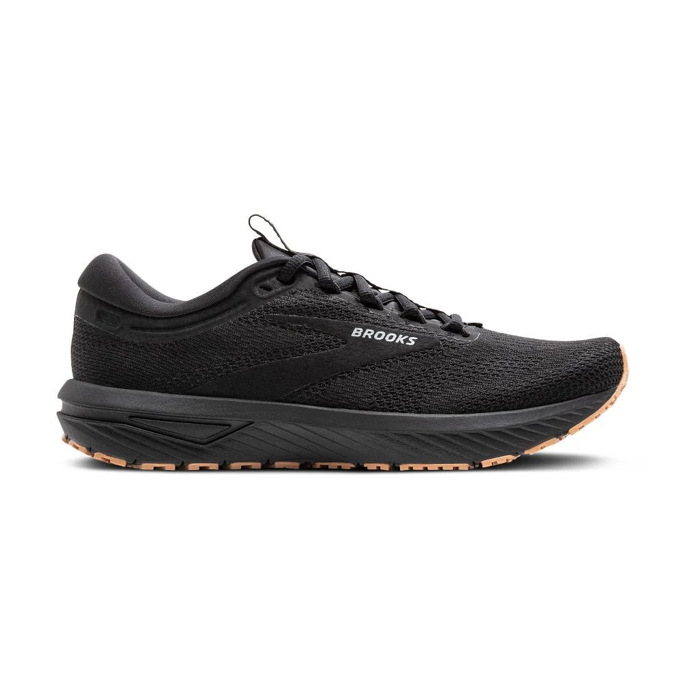 Women's Brooks Revel 7, Black/Black, 8.5 B Medium US