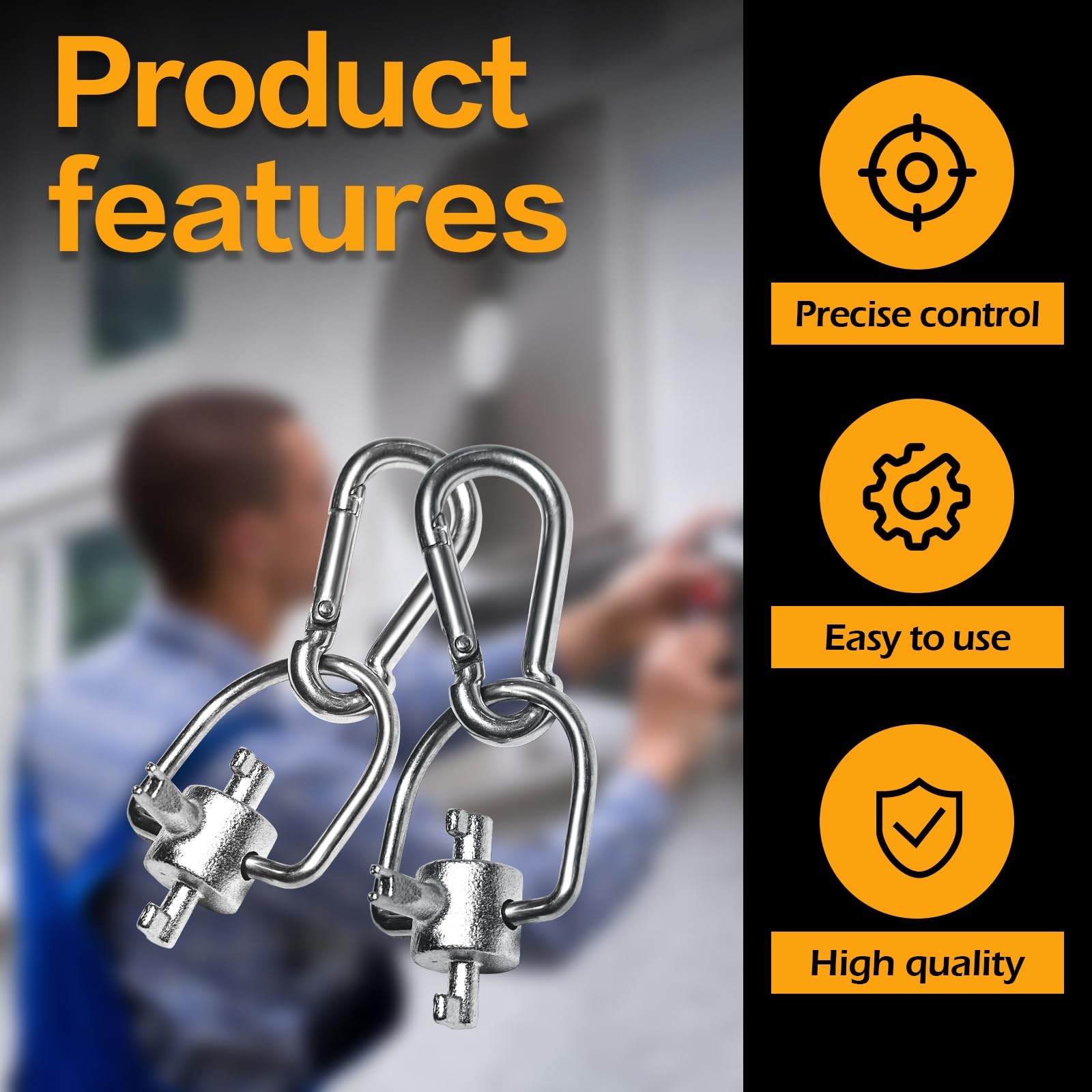 HVAC Locking Cap Keys 2 Pack Multi Function R22 410A Refrigerant Service Tool