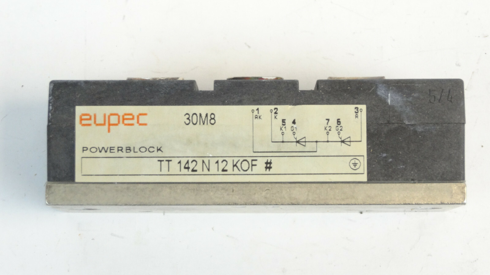 Eupec Thyristor Power Block TT-142-N-12-KOF
