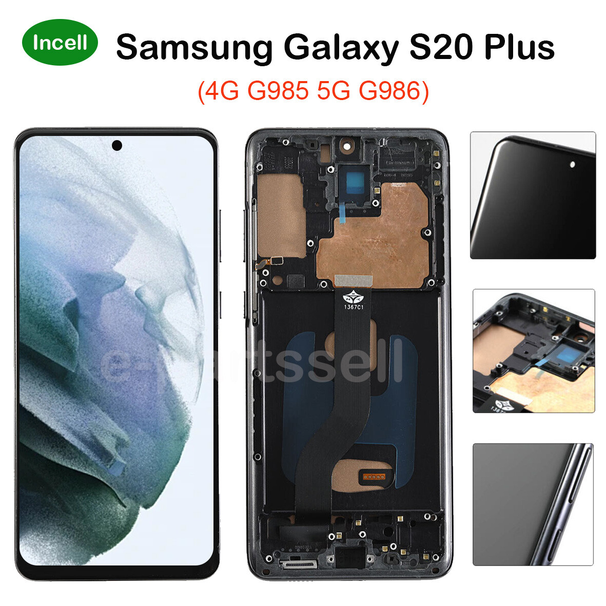 Incell For Samsung Galaxy S20+ Plus 5G G985 G986 LCD Display Screen Replacement