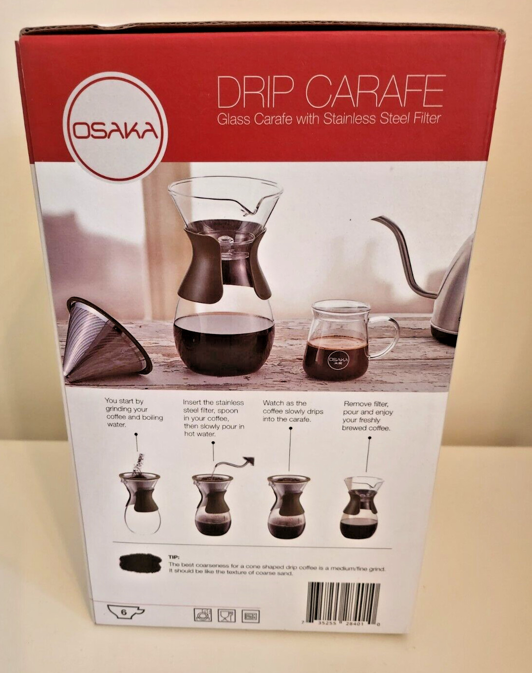 Osaka Drip Carafe- NEW Free shipping