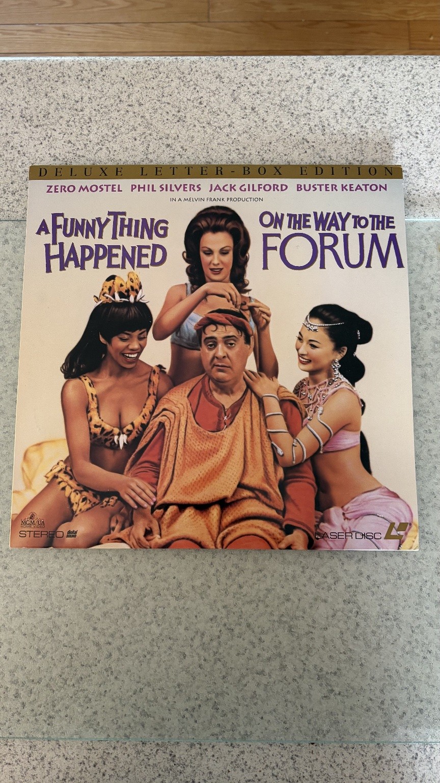 A Funny Thing Happened LaserDisc 1966 Comedy Musical Letter-Box MGM/UA