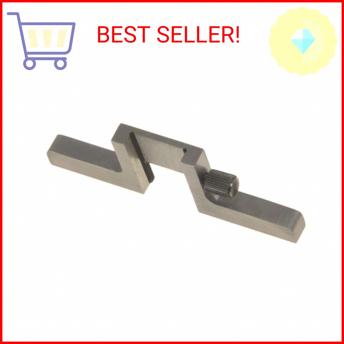 iGaging Caliper Depth Base T-Bar Attachment for Dial/Digital/Vernier Calipers 4"