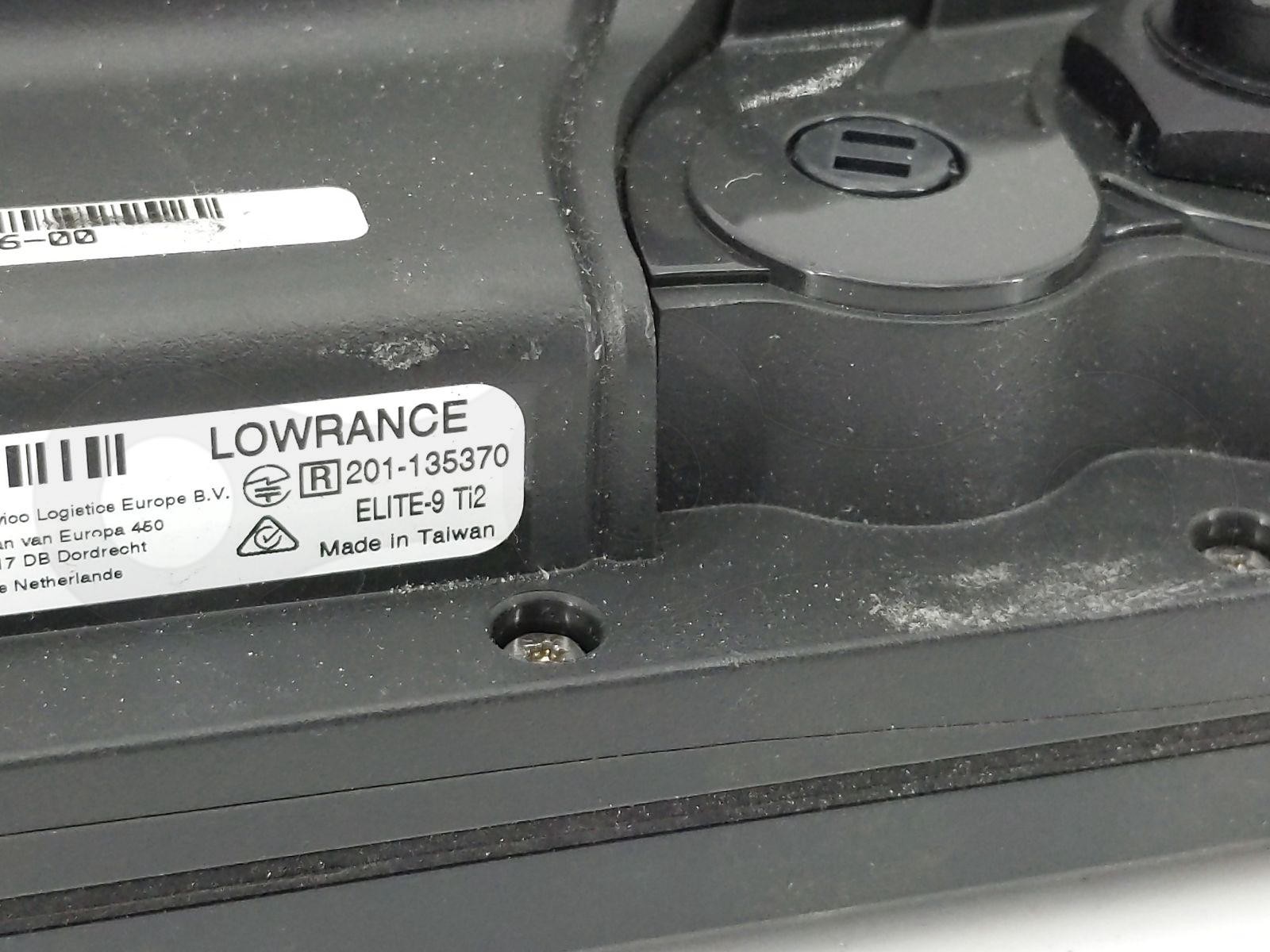 LOWRANCE ELITE 9 TI2 CHARTPLOTTER BOAT RADAR FISHFINDER MULTIFUNCTIONAL DISPLAY