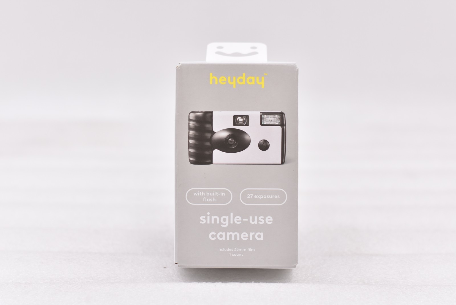 heyday Single-use Camera w/ Built-in Flash - White