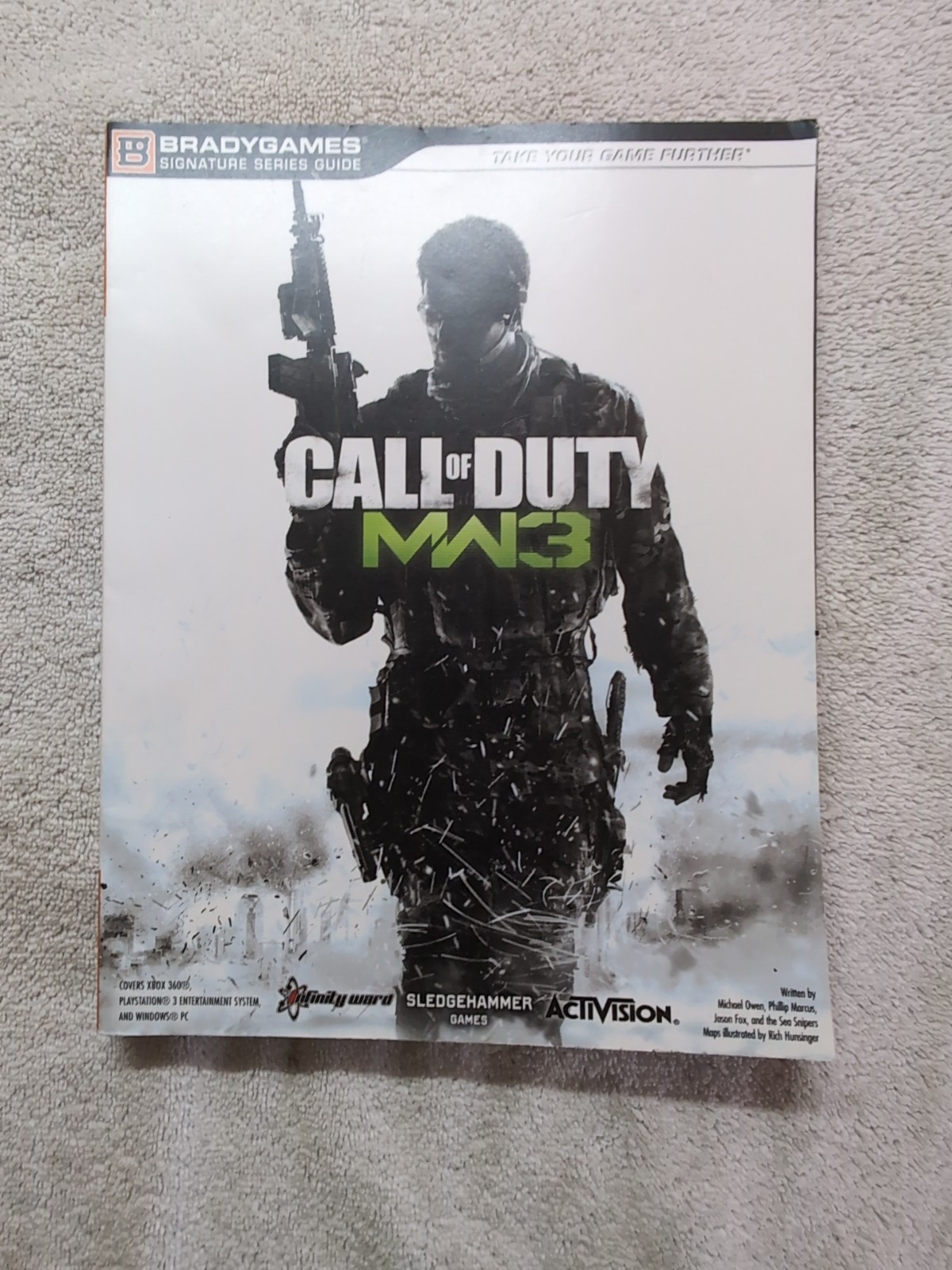 Call of Duty MW3 2011 Brady Games Signature Series Strategy Guide Activision