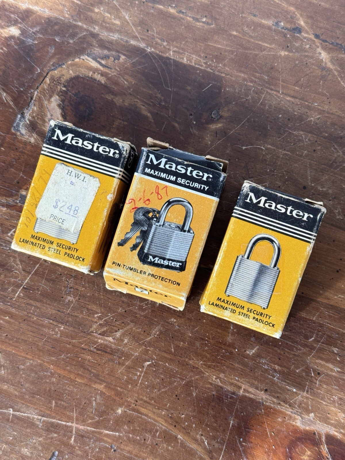 Master Padlocks Locks With Keys in Original Boxes (3)