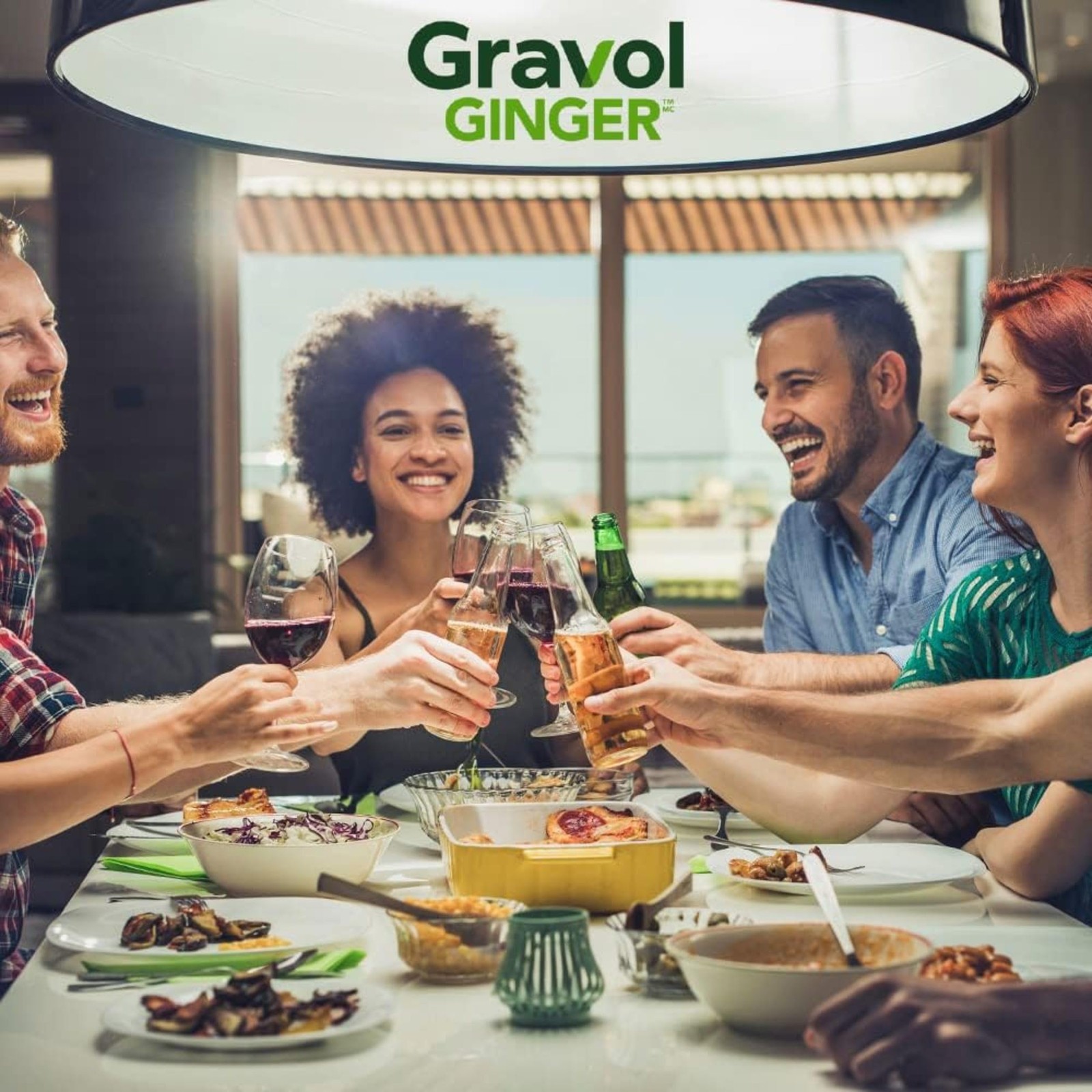 Gravol Ginger Tablets for Upset Stomach and Nausea, 20ct​