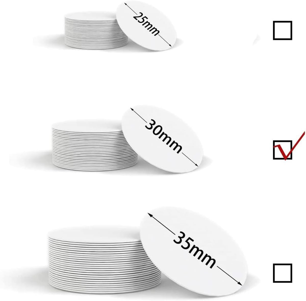 50Pcs NFC Tags NTAG215 NFC Cards Blank NFC Chips NFC 215 Tag Rewritable NFC T...