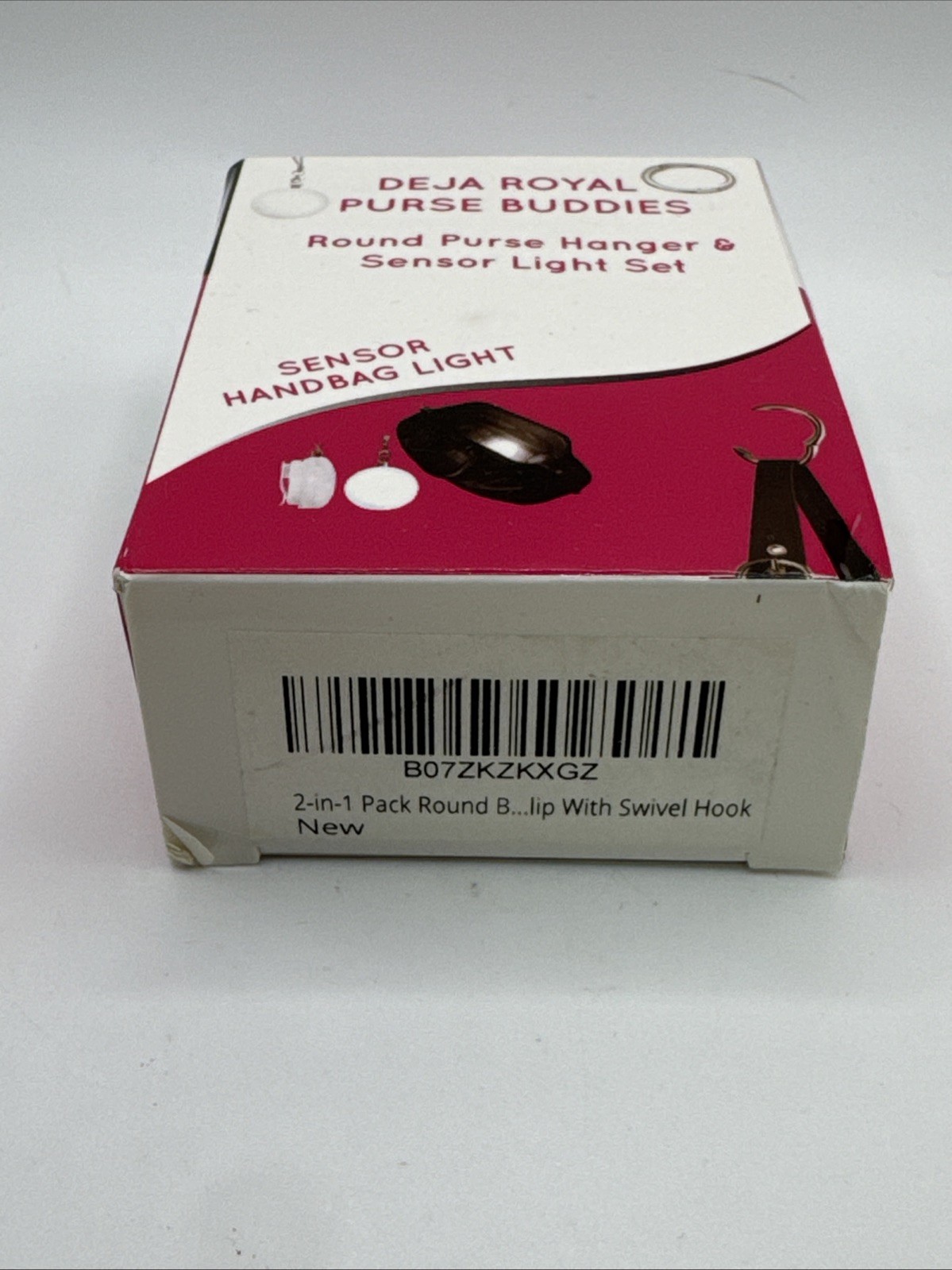 Deja Royal Purse Buddies - Round Purse Hanger & Sensor Light Set